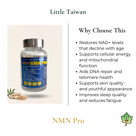 Little Taiwan NMN Pro-60 Capsules Per Bottle