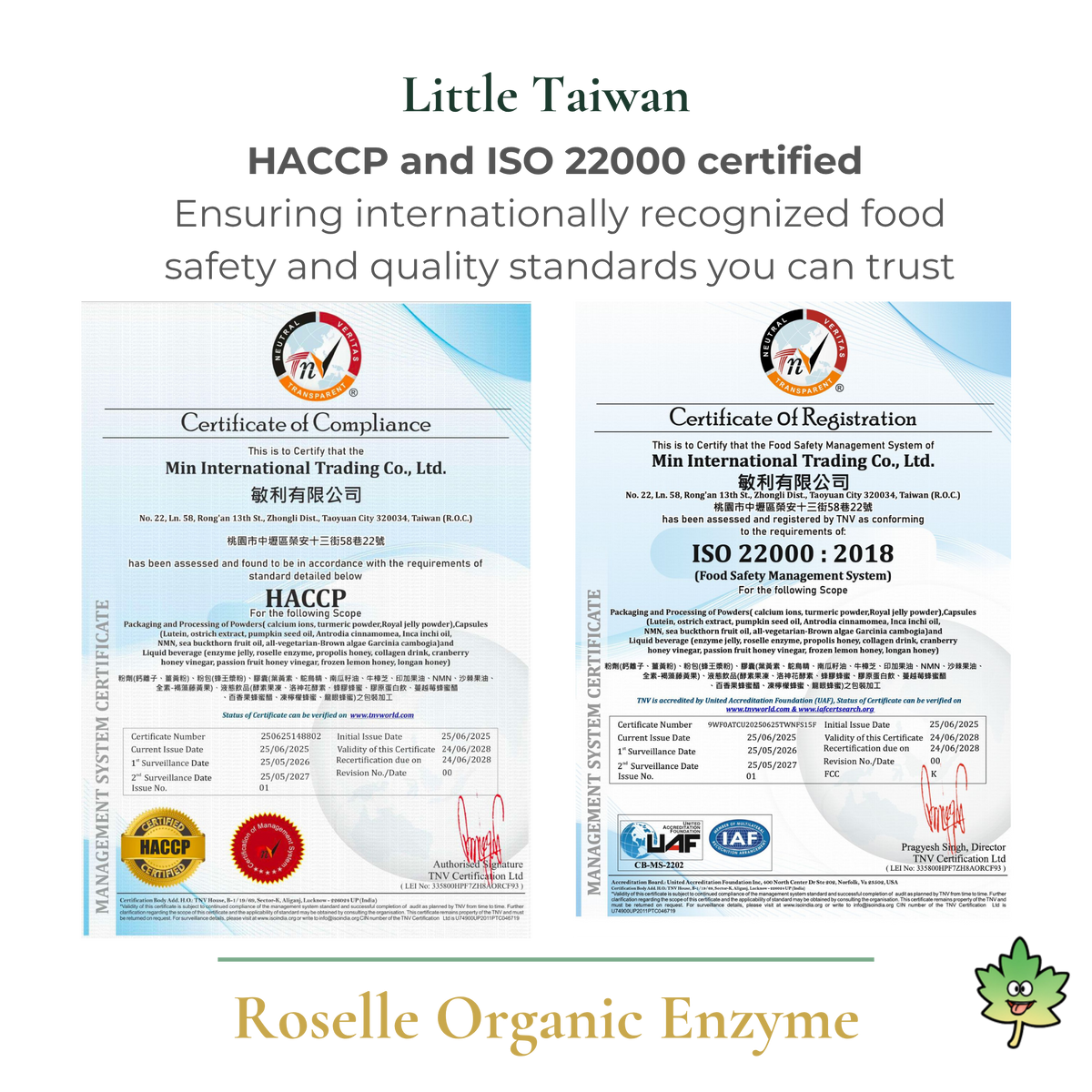 Little Taiwan Roselle Organic Enzyme 500ml