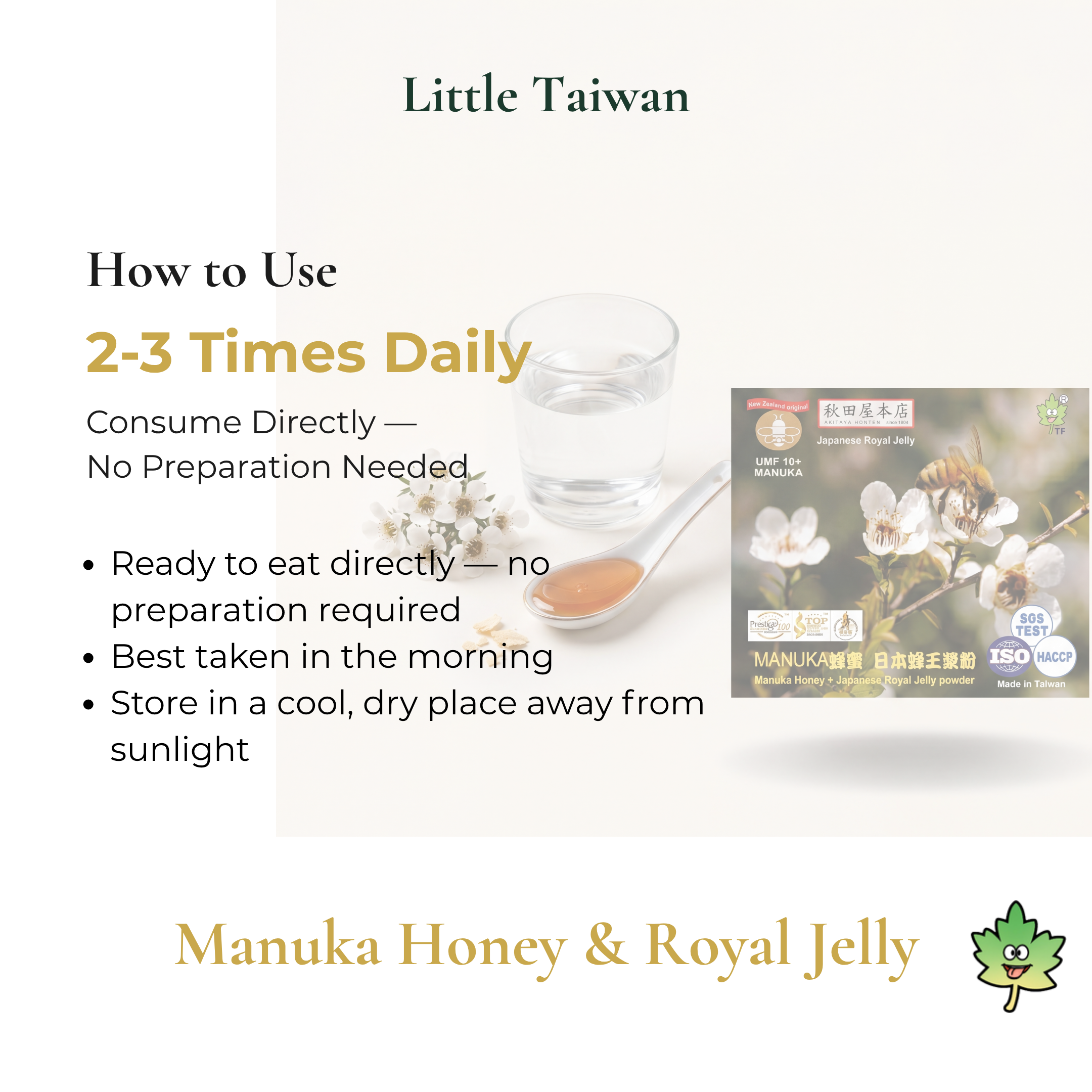 Little Taiwan Manuka Honey & Royal Jelly