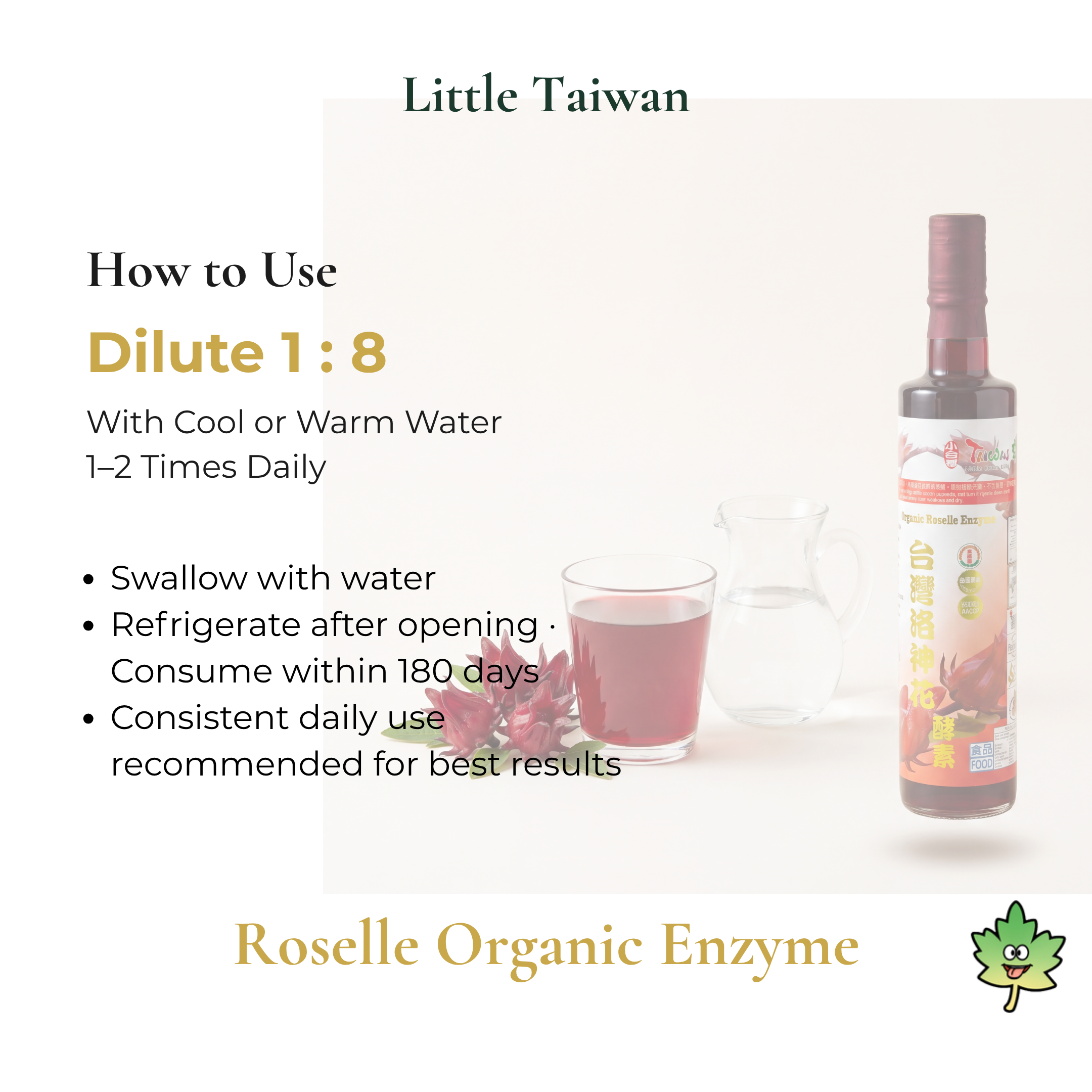 Little Taiwan Roselle Organic Enzyme