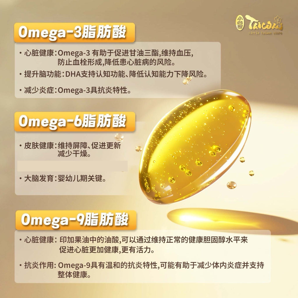 LITTLE TAIWAN Sacha Inchi Oil Omega 3.6.9 小台湾印加果油｜吃好油排坏油｜血管清道夫